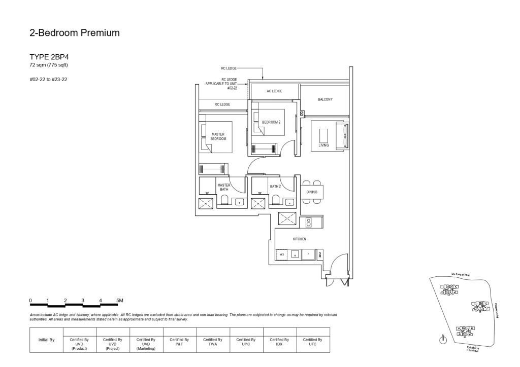 pinetree hill 2 bedroom premium floorplan