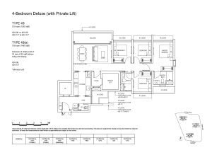 pinetree hill 4 bedroom deluxe private lift floorplan