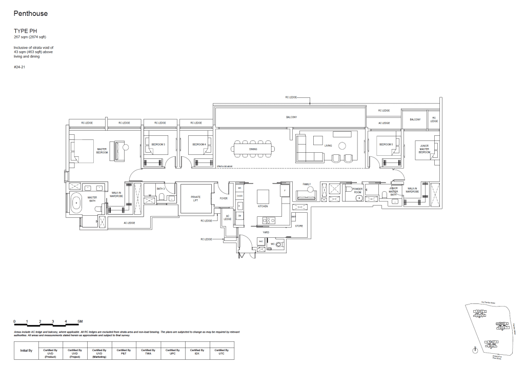 pinetree hill penthouse floorplan